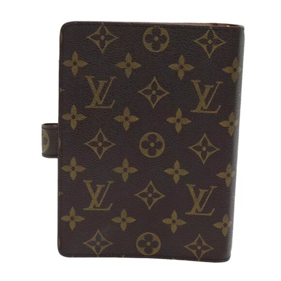 LOUIS VUITTON Monogram Agenda MM Day Planner Cover R20105 LV Auth 72237 - Picture 3 of 13